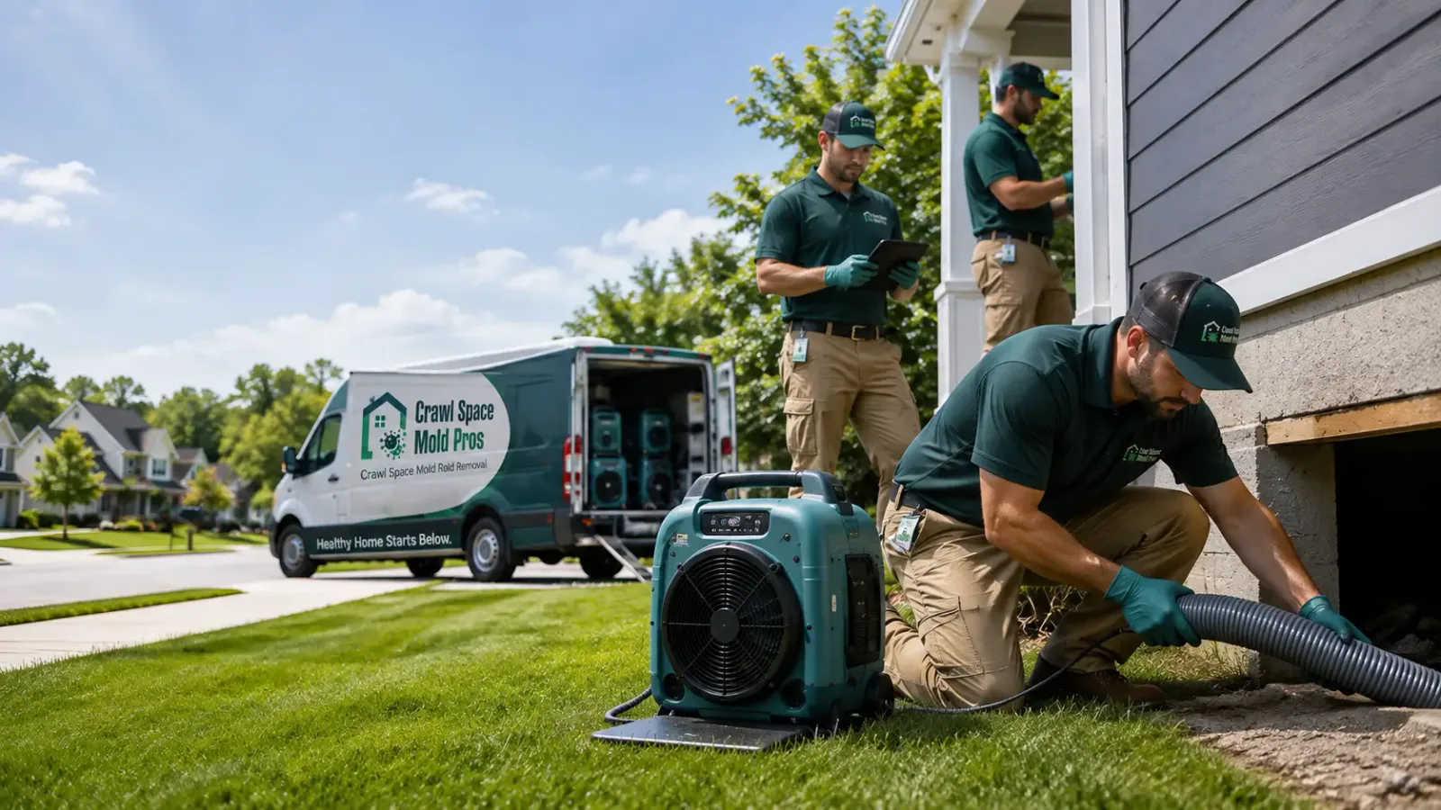 Crawl Space Mold Removal in Blue Rapids, KS